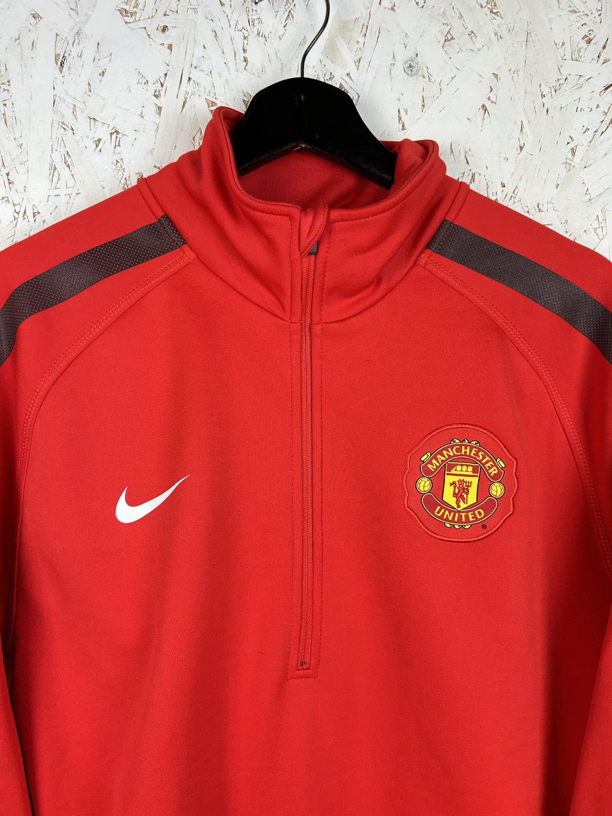 Nike Vintage Nike Manchester United MUFC 2010 Therma Fit Jacket L Size US XL / EU 56 / 4 - 2 Thumbnail