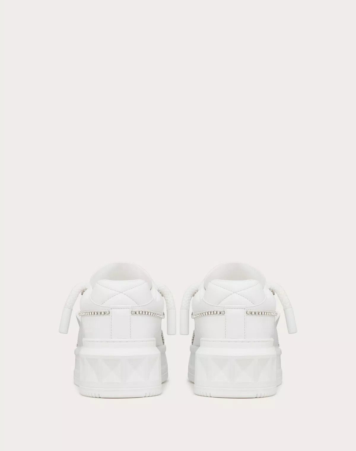Valentino o1s1wg110426 One Stud XL Trainers in Nappa Leather Crystals Size US 6 / IT 36 - 3 Thumbnail