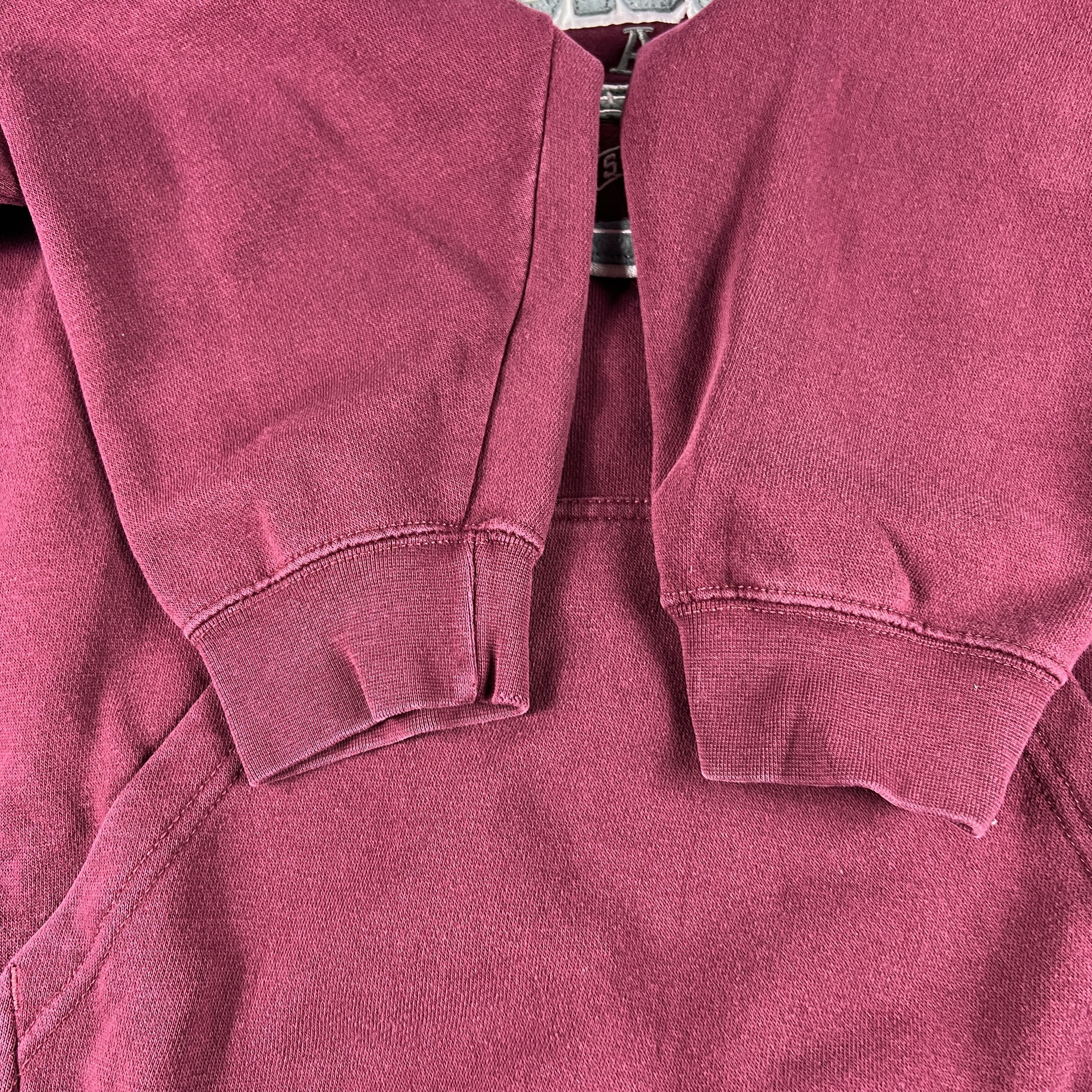 J. America × NCAA Y2K Mississippi State Bulldogs Sweatshirt Red Faded Hoodie Size US L / EU 52-54 / 3 - 8 Thumbnail