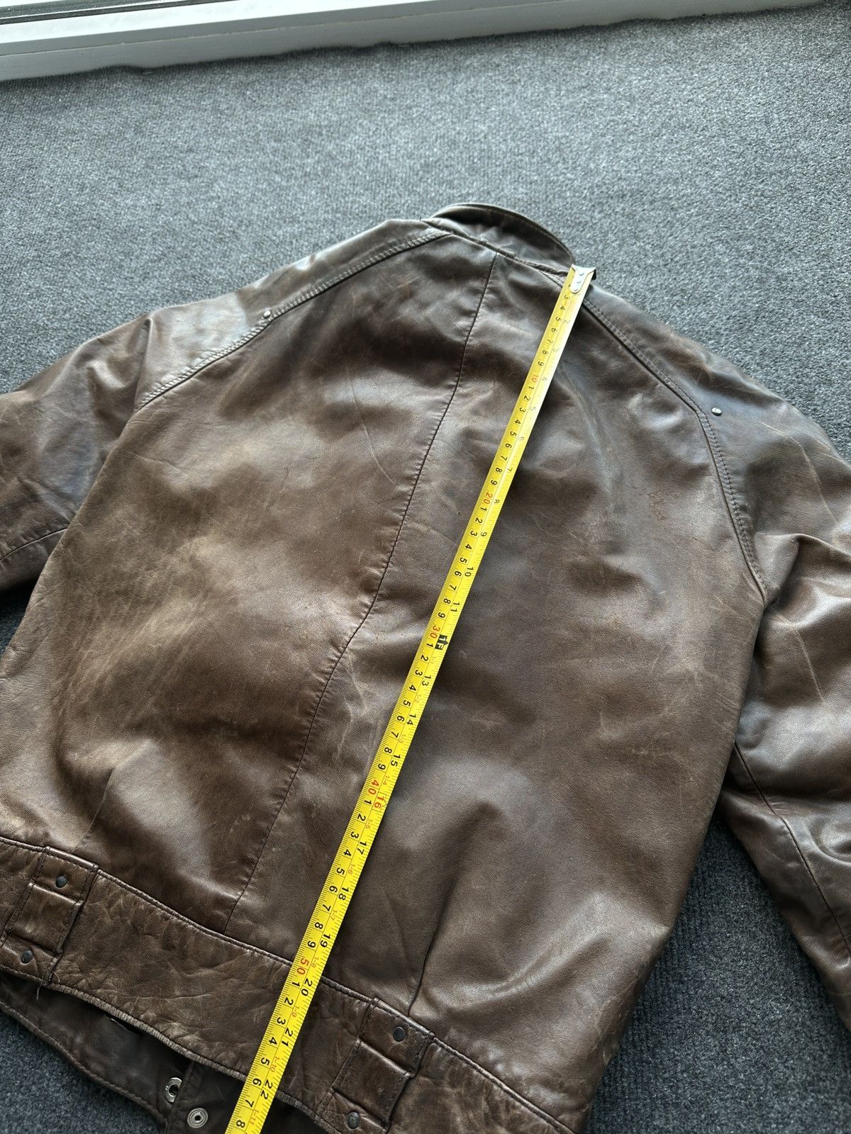Other 🚨VNTG LEATHER JACKET AVANT GARDE WESTERN BROWN MOTO Size US XS / EU 42 / 0 - 21 Thumbnail