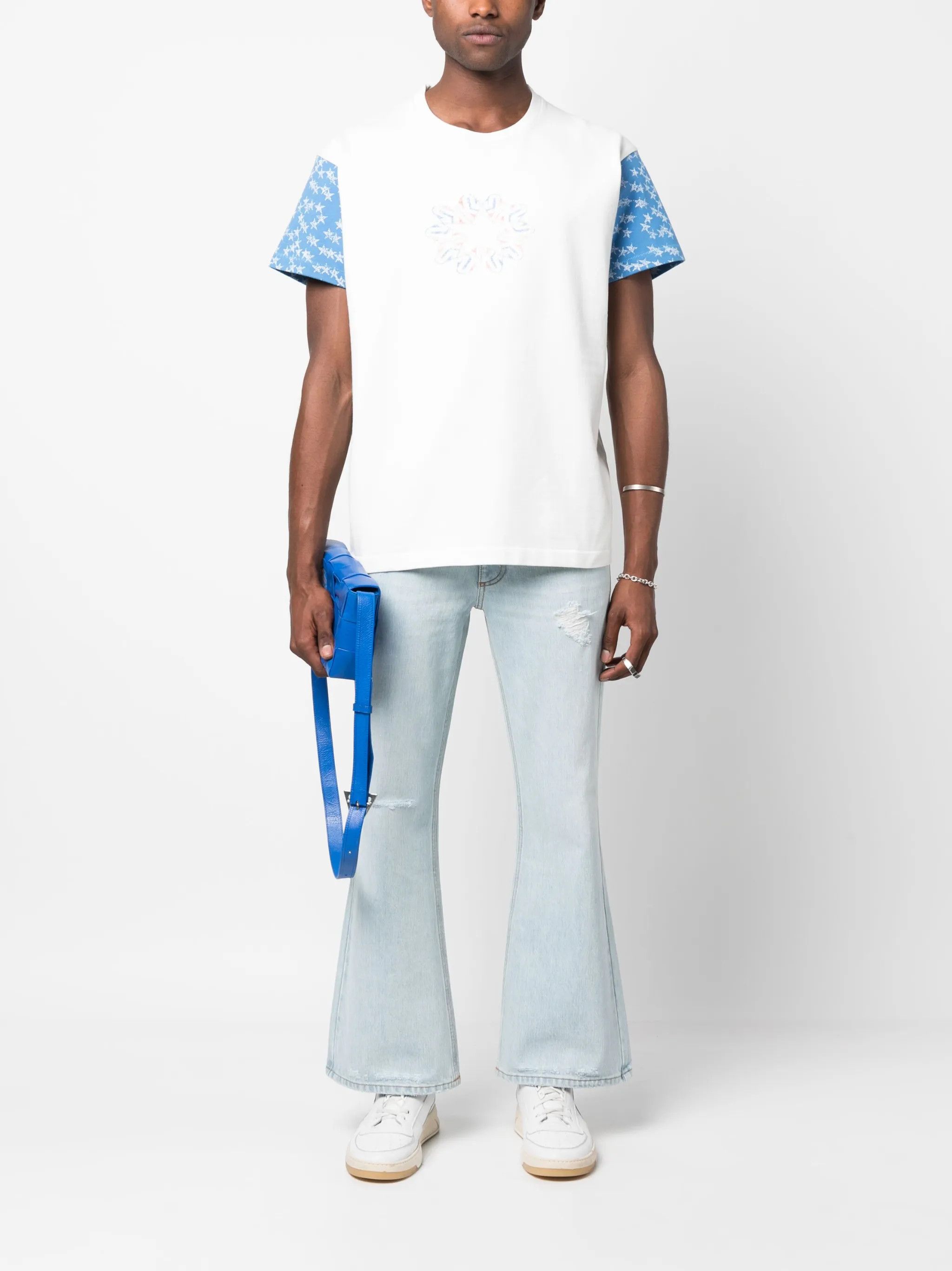 ERL o1y0125 T-Shirt in White/Blue Size US S / EU 44-46 / 1 - 5 Thumbnail