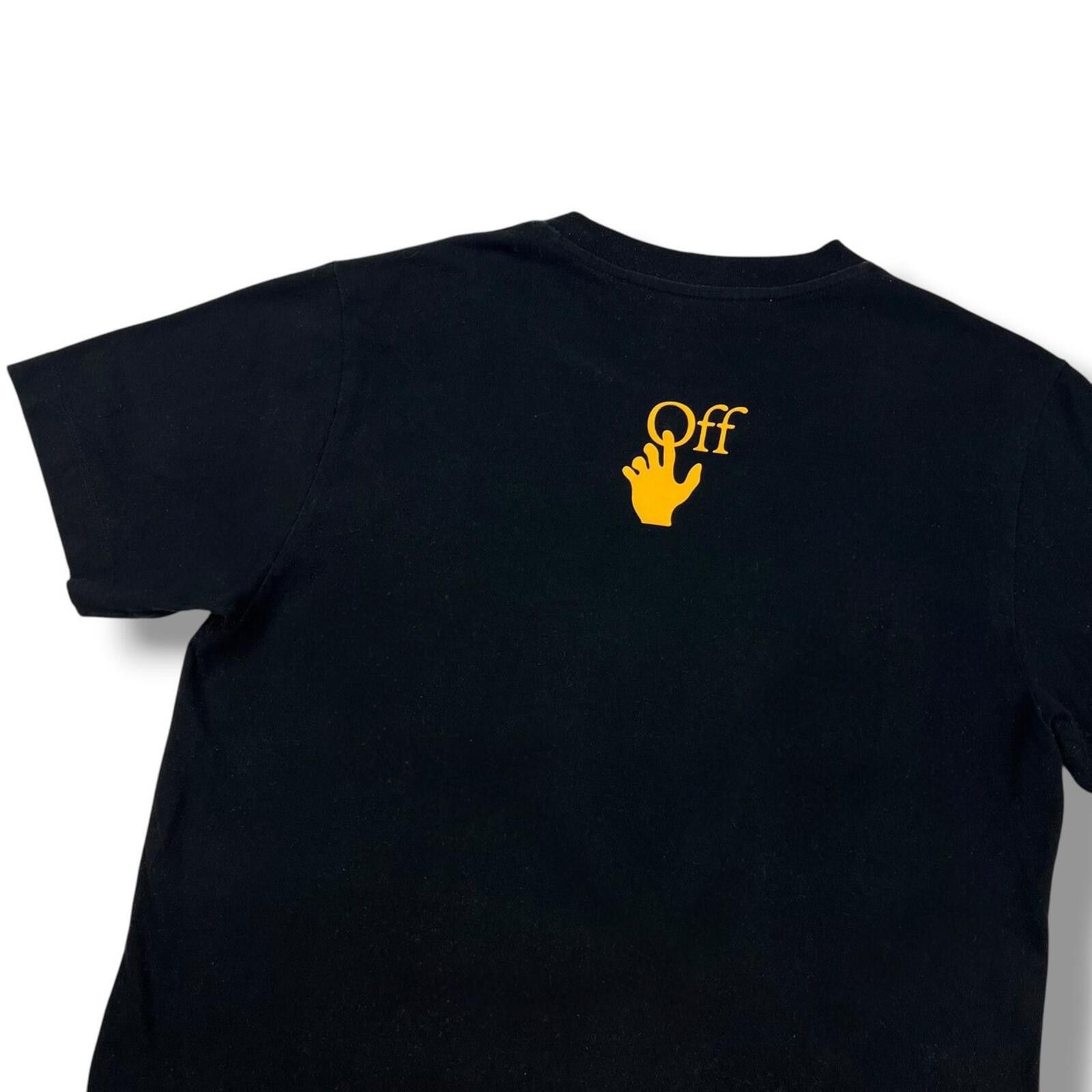 Off-White Off-White Yellow Caravaggio Black T Shirt Size US M / EU 48-50 / 2 - 3 Thumbnail
