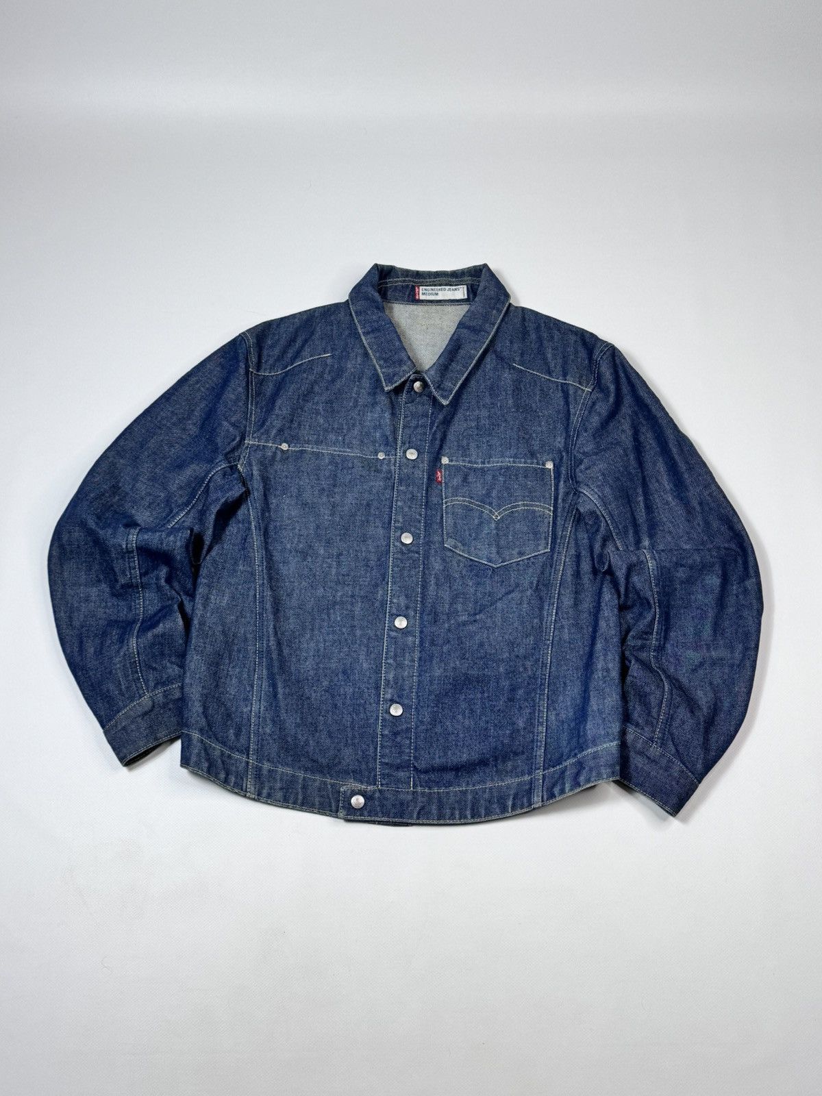 Levi's Levi’s Engineered Jeans Denim Jacket LEJ Trucker Vintage 00s Size US M / EU 48-50 / 2 - 1 Thumbnail