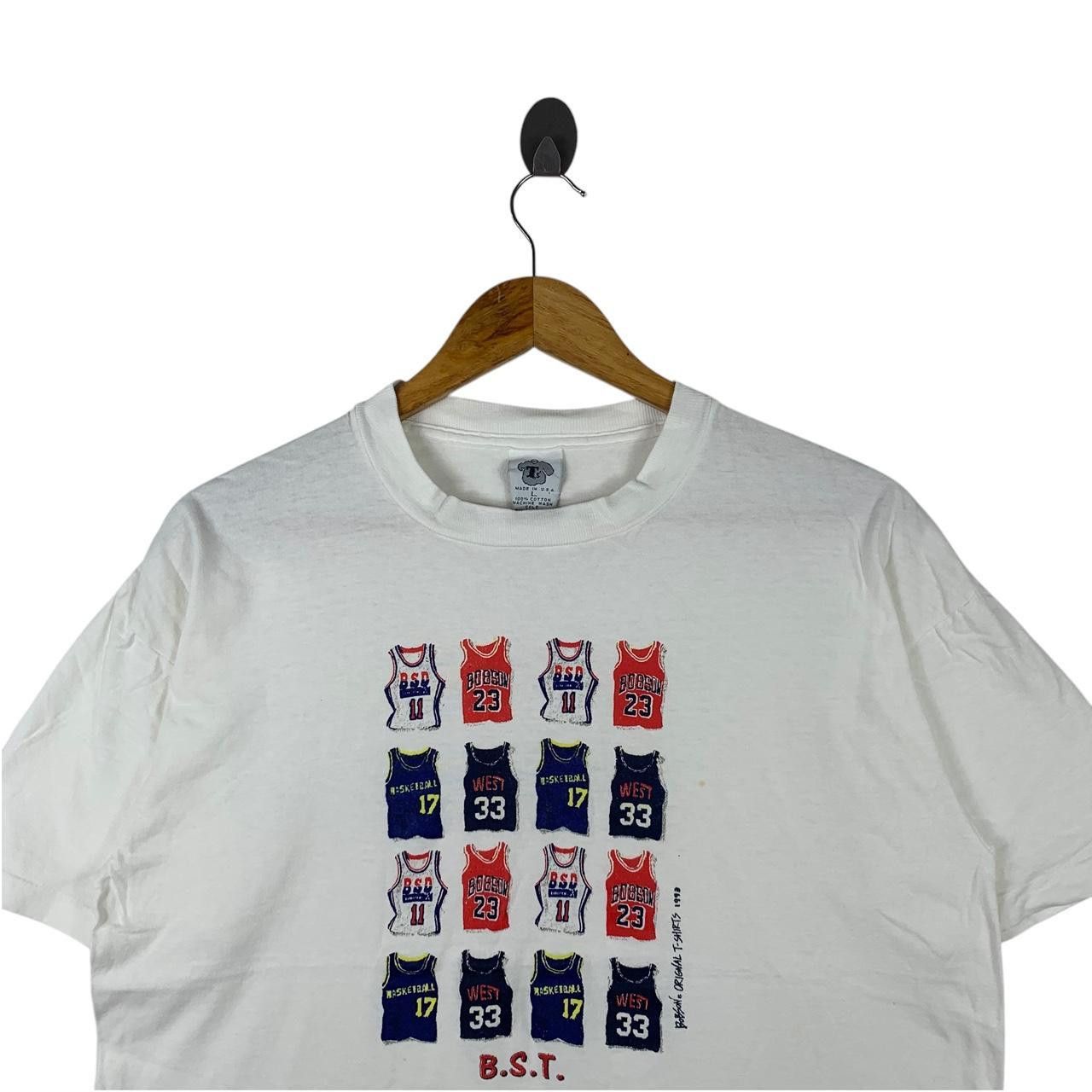 Vintage Vintage 1993 BOBSON ORIGINAL BASKETBALL Tank Top Tee Shirt Size US L / EU 52-54 / 3 - 2 Thumbnail