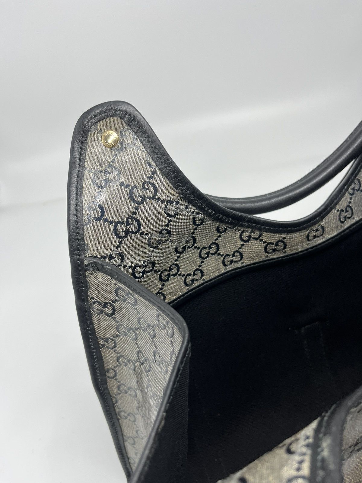 Gucci GUCCI Crystal Monogram Medium Joy Shoulder Bag Black Size ONE SIZE - 17 Thumbnail