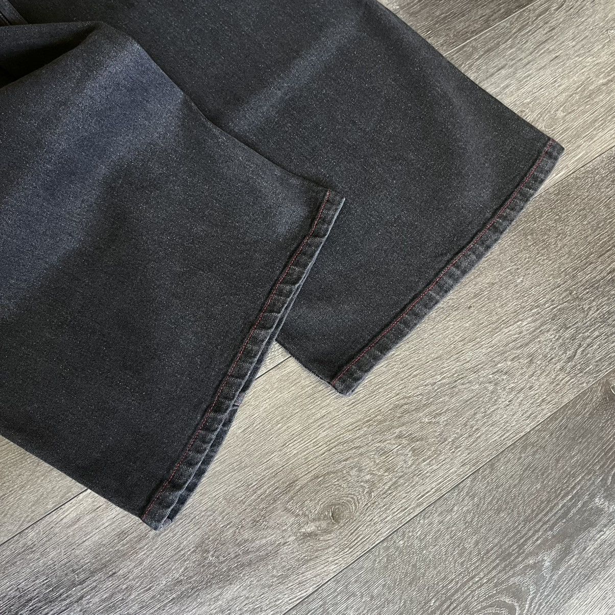 Haunted Starbucks Haunted Starbucks Fuck You Baggy Denim Jeans Red Size Medium Size US 34 / EU 50 - 4 Thumbnail