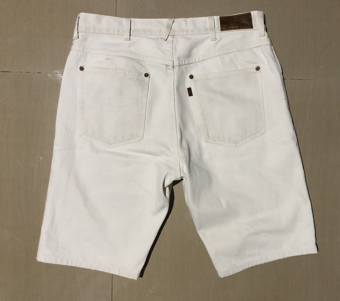 Gucci gucci denim white short pants Size US 32 / EU 48 - 2 Thumbnail