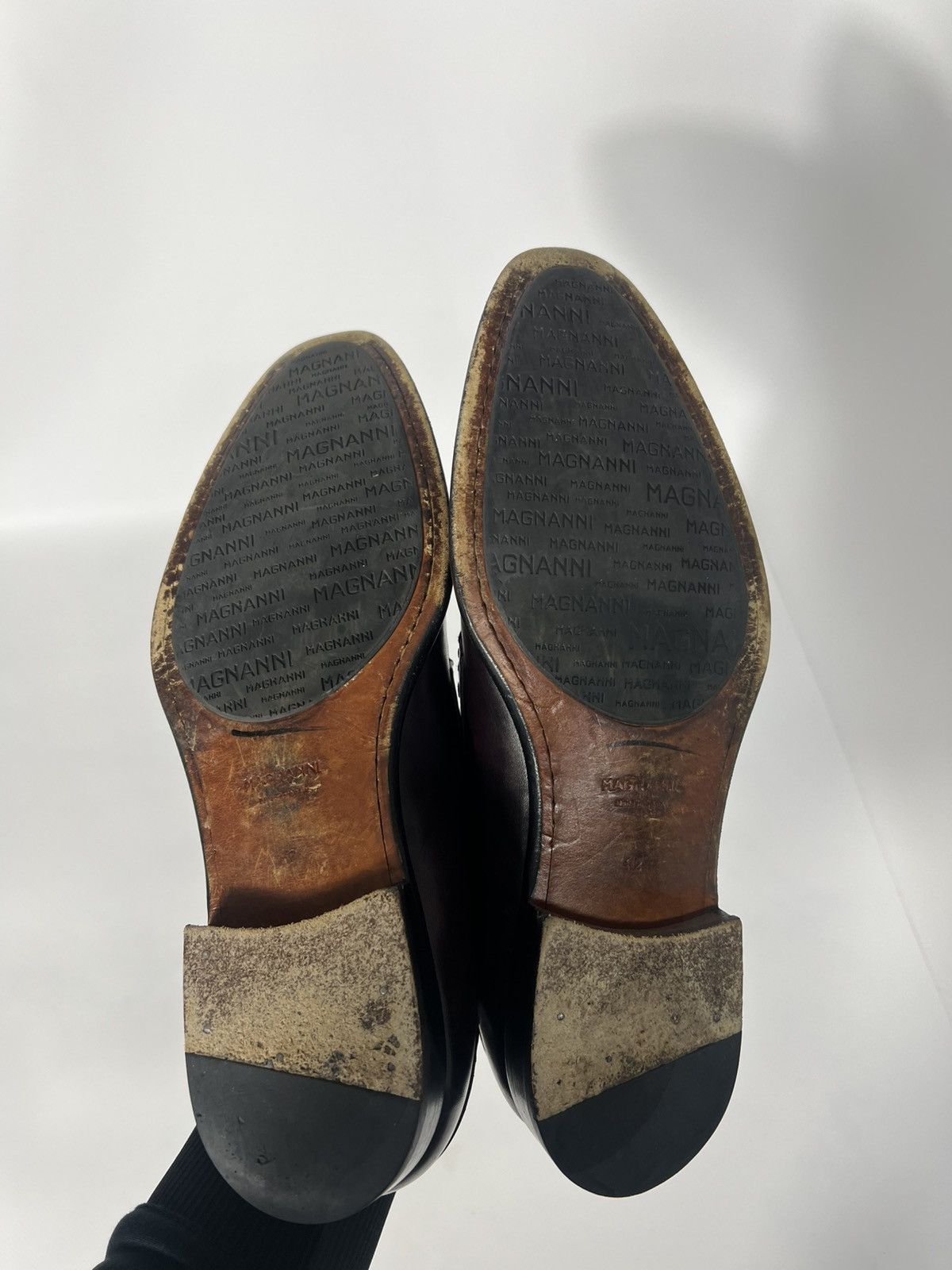 Magnanni Vintage luxury designer Magnanni Leather Dress Shoes Size 42 Size US 9 / EU 42 - 9 Thumbnail