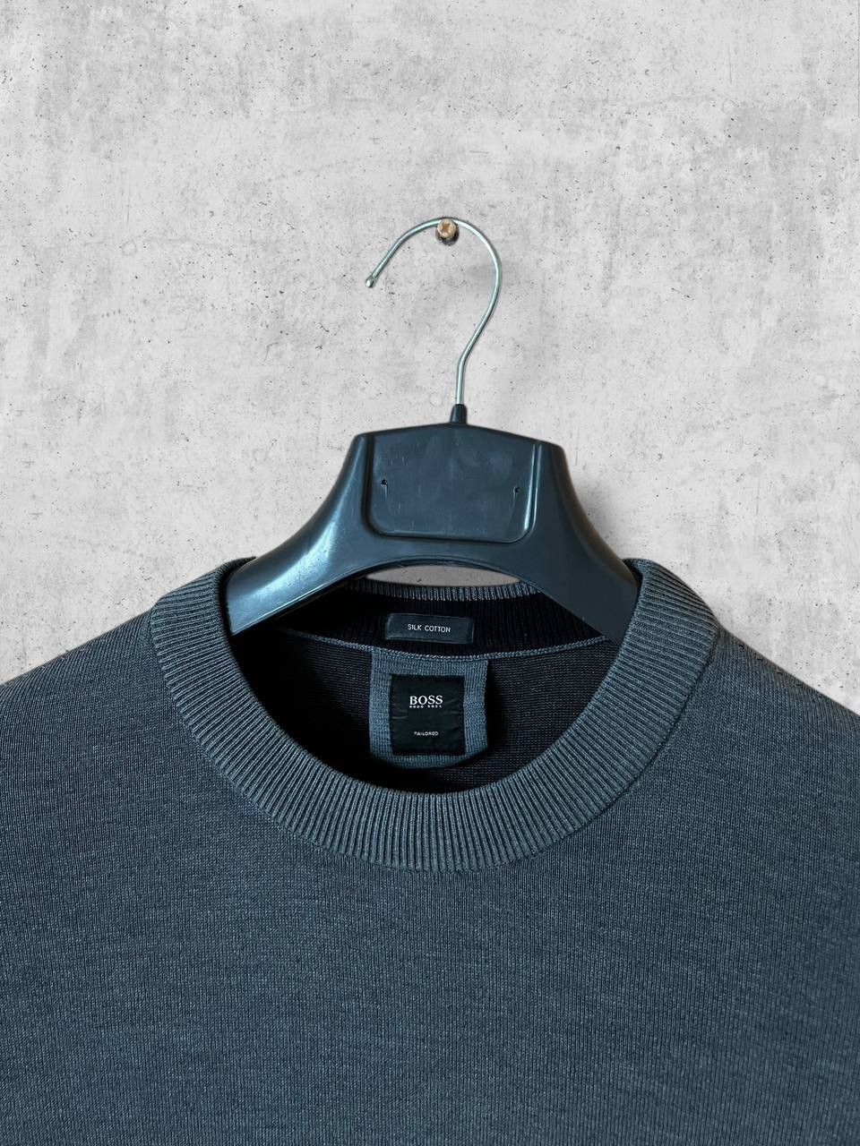 Hugo HUGO BOSS Silk knitted SOPRANO style tee t shirt classic Size US L / EU 52-54 / 3 - 3 Thumbnail