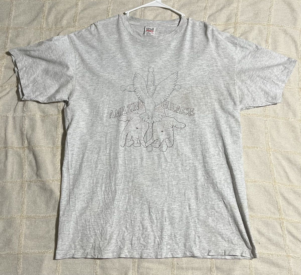 Anvil Vintage Amazing Grace T-shirt Size US XL / EU 56 / 4 - 1 Thumbnail