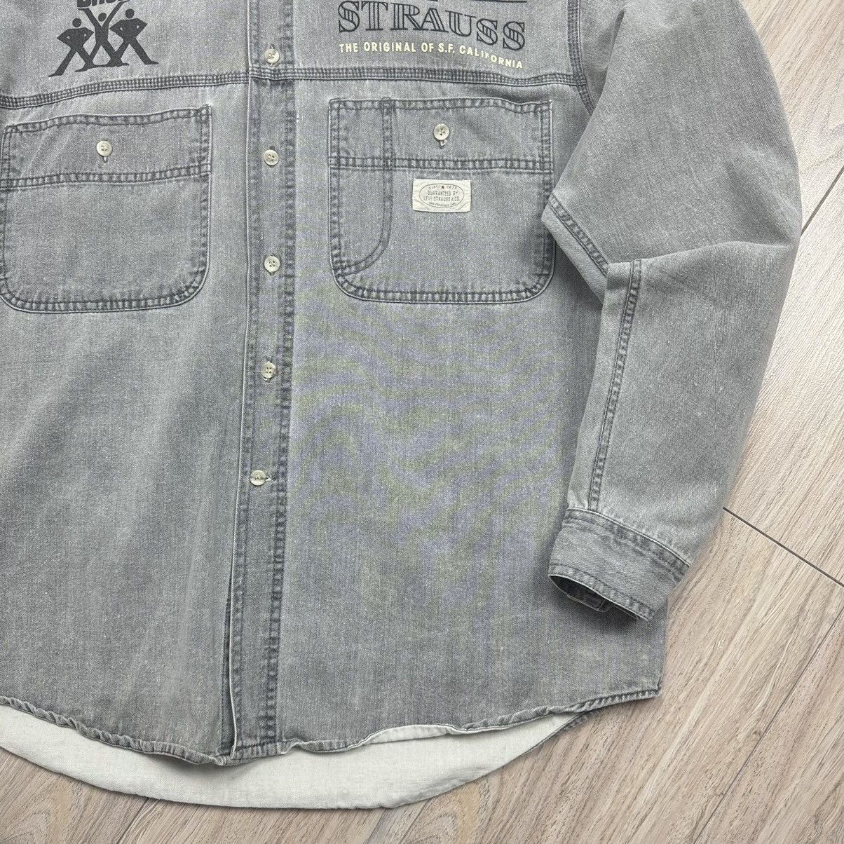 Levi's Vintage Y2K Levi’s BROS Staff Button Up Shirt Size US M / EU 48-50 / 2 - 7 Thumbnail