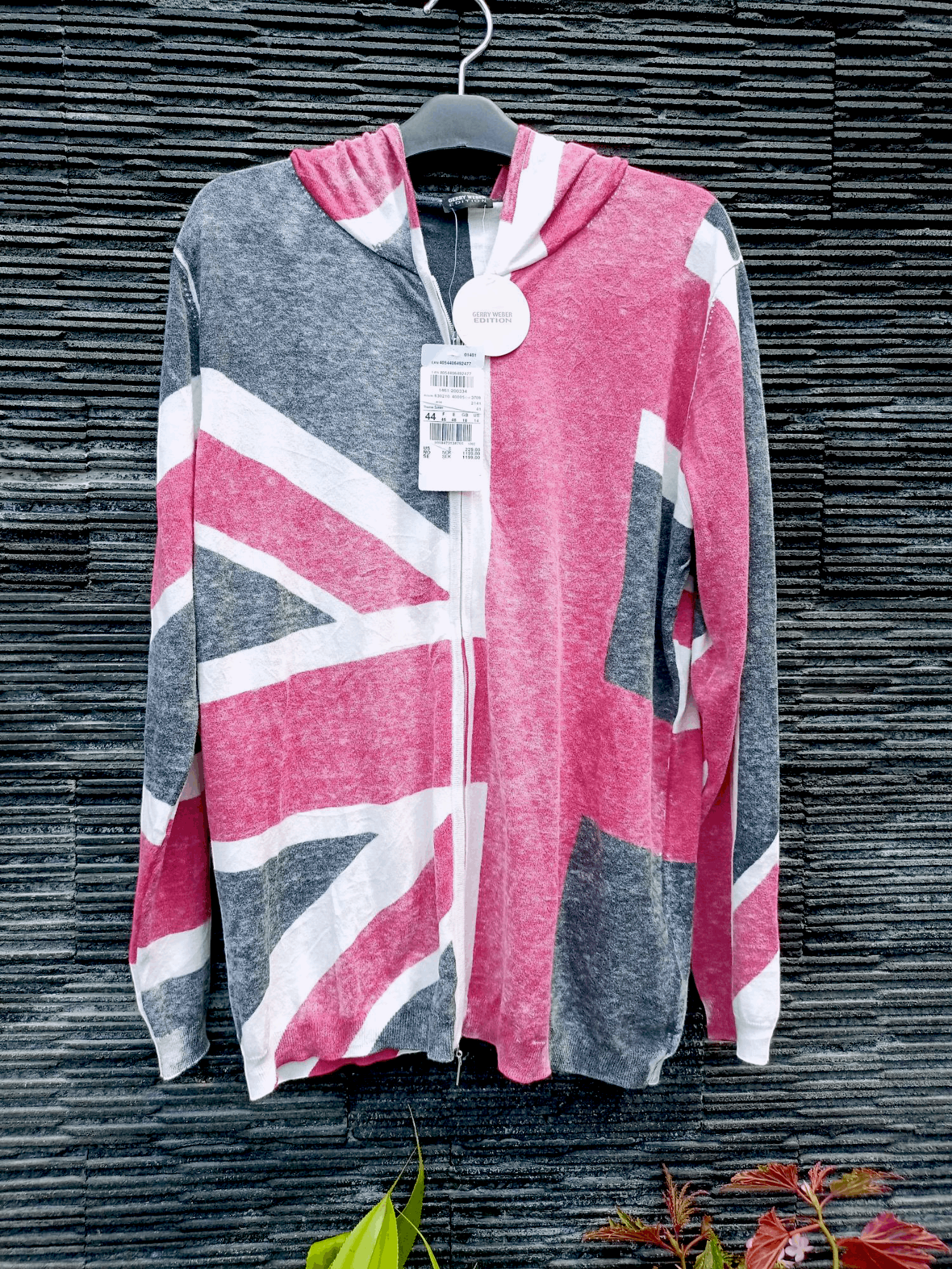 Designer × Japanese Brand Gerry Weber Zipper Hoodie Union Jack All Over Print Size US L / EU 52-54 / 3 - 9 Thumbnail