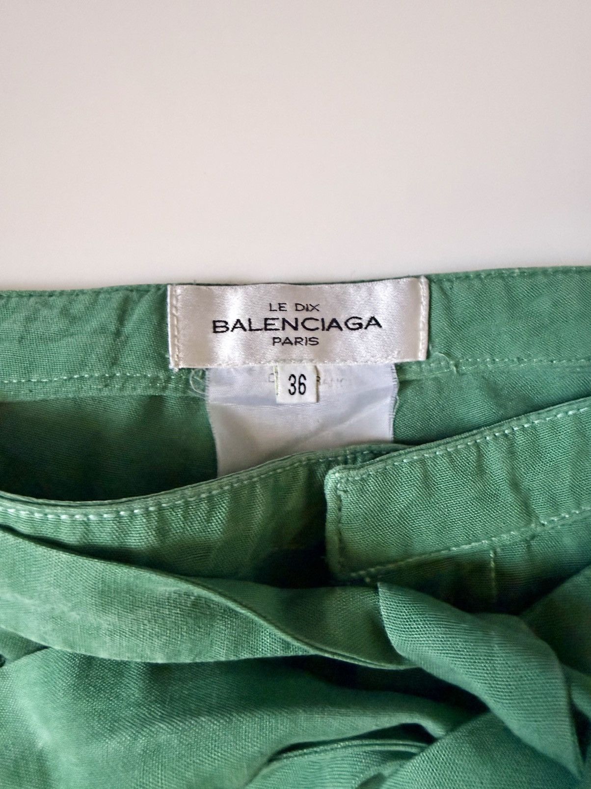 Balenciaga SS 2002 Patchwork Cargos by Nicholas Ghesquière Size 26" / US 2 / IT 38 - 8 Thumbnail
