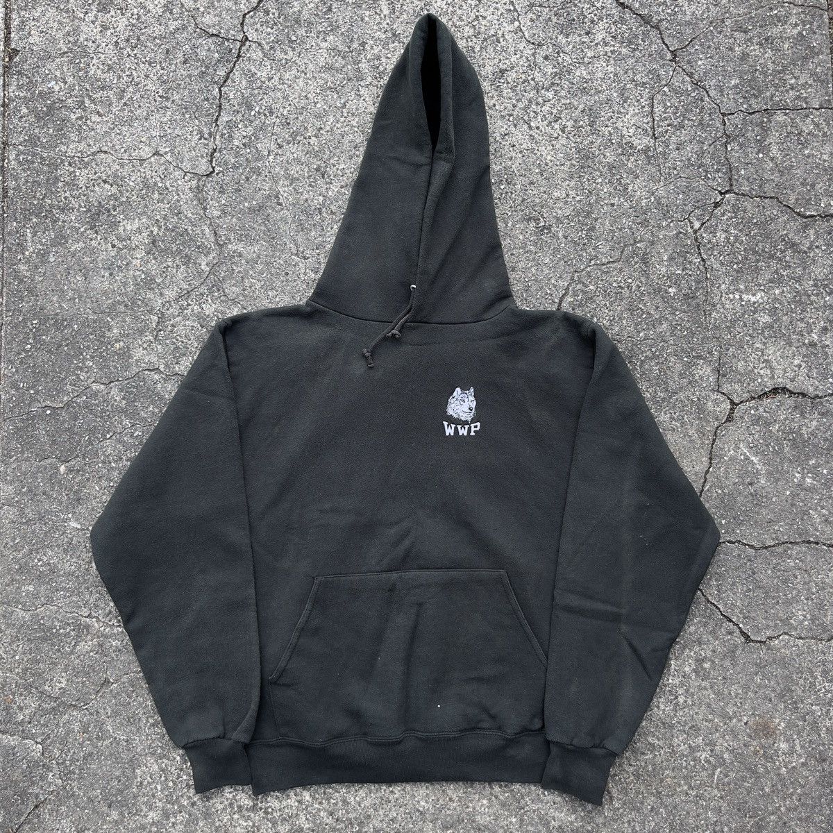 Jerzees × Vintage Vintage 90s Faded WSS HUSKY Jerzees Hoodie Size US S / EU 44-46 / 1 - 1 Thumbnail