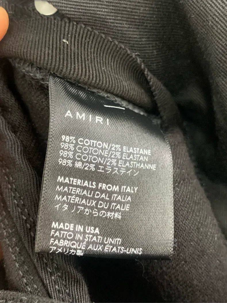 Other Amiri Size 30 Skinny jeans with holes in knees and small fe Size US 30 / EU 46 - 5 Thumbnail