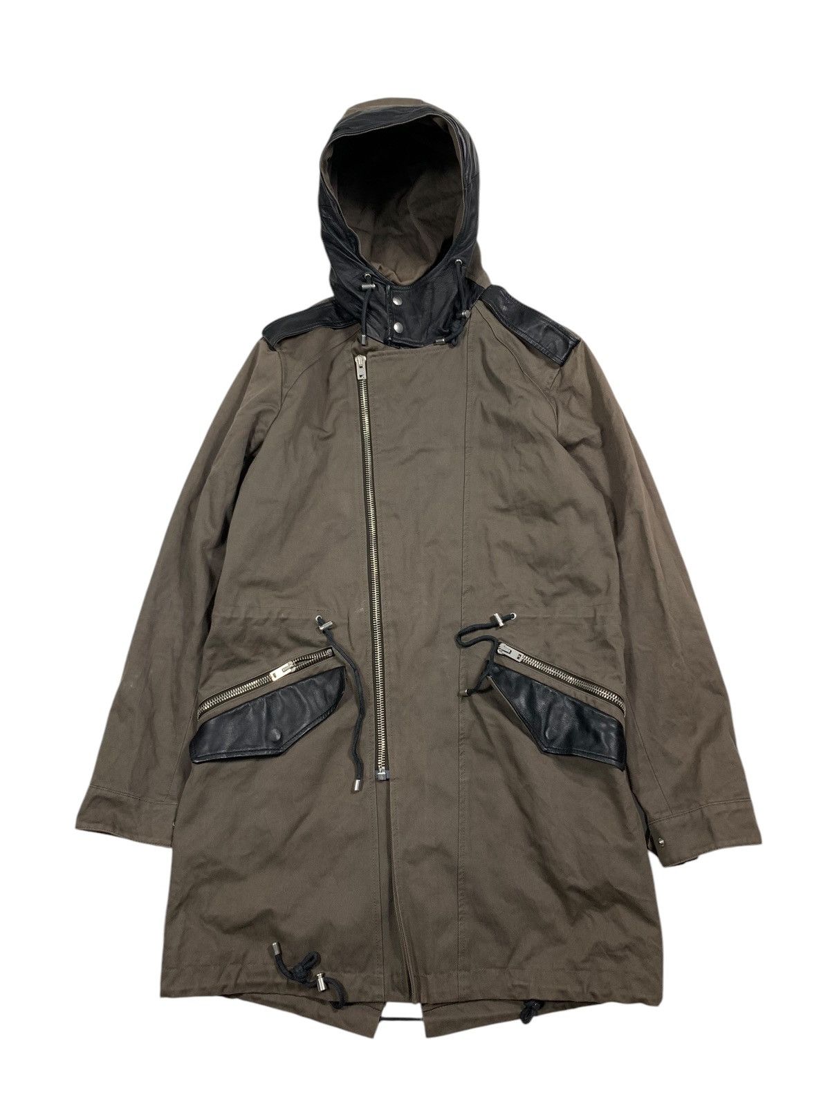 The Kooples ❤️‍🔥GRAIL❤️‍🔥 The Kooples Apocalypse Minimal Hybird Hoodie parka Size US M / EU 48-50 / 2 - 1 Thumbnail