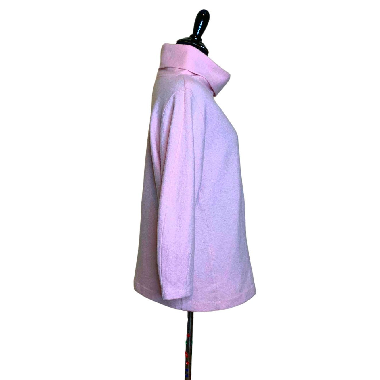 Cos COS pink wool cotton turtle neck oversize sweater size XS Size XS / US 0-2 / IT 36-38 - 6 Thumbnail