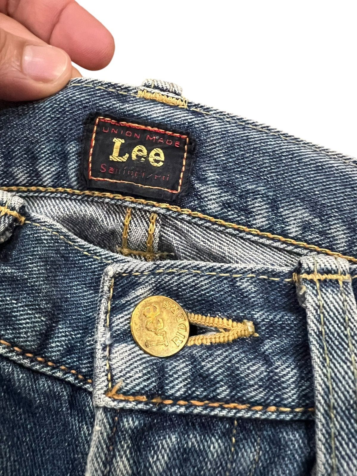 Lee Vintage Lee Union Made Sanforized Faded Denim Jean Size US 29 - 10 Thumbnail