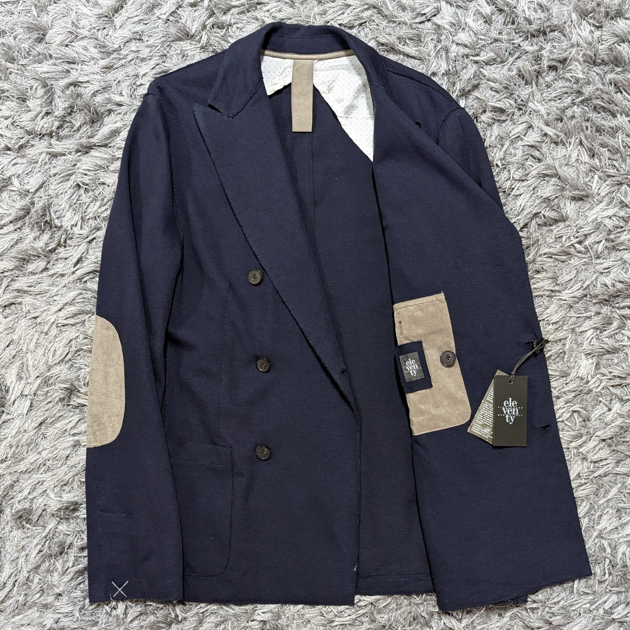 Eleventy Marco Baldassari Eleventy First Class Double Breast Jacket Size US M / EU 48-50 / 2 - 1 Thumbnail