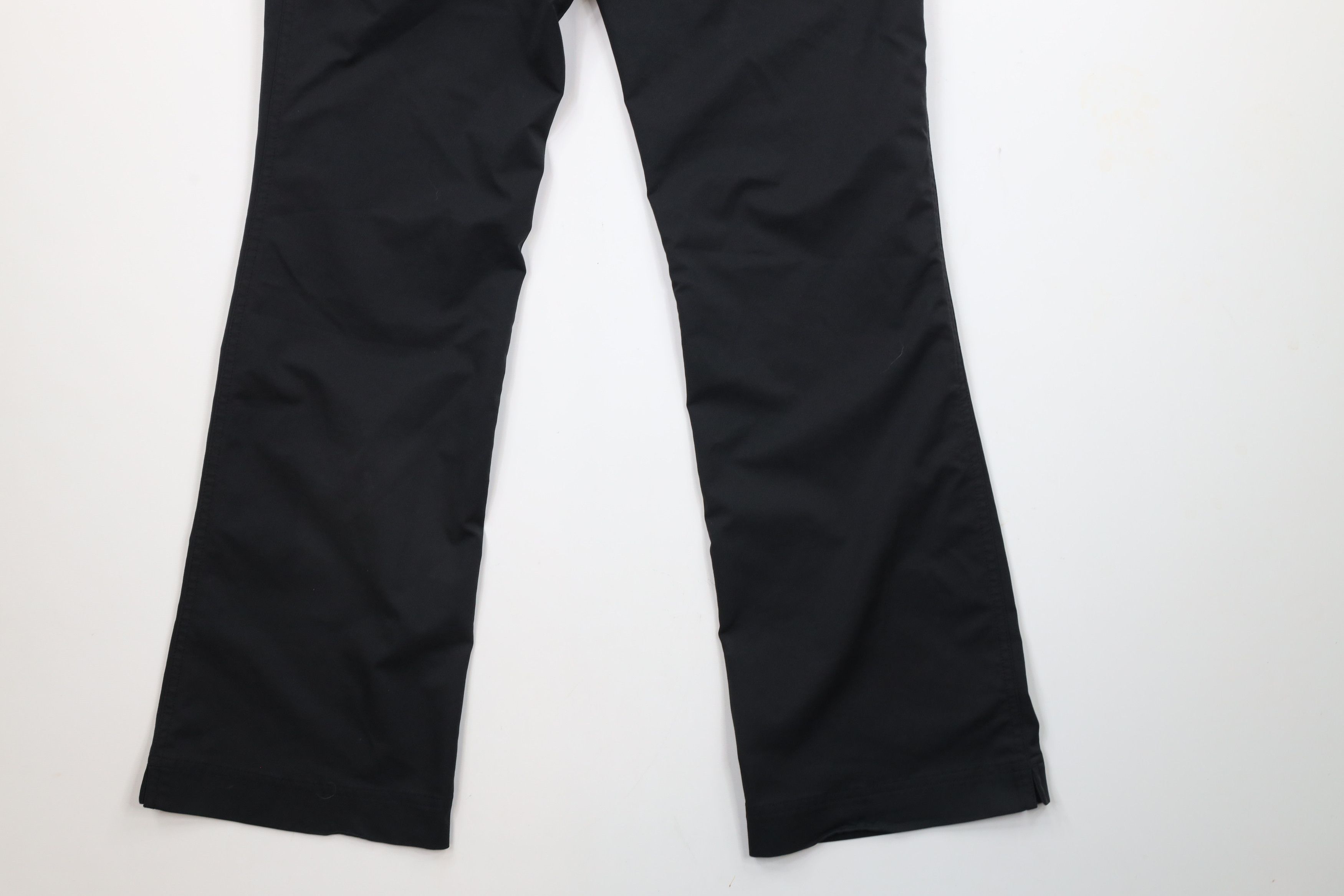 Adidas × Vintage Adidas Golf Flared Wide Leg Tech Golfing Pants Black Size 25" / US 0 / IT 36 - 11 Thumbnail