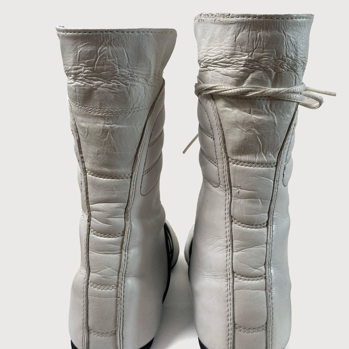 Adidas Adidas Pranja High Top 2003 – White/Blue/Black – Women US 6 Size US 6 / IT 36 - 2 Thumbnail