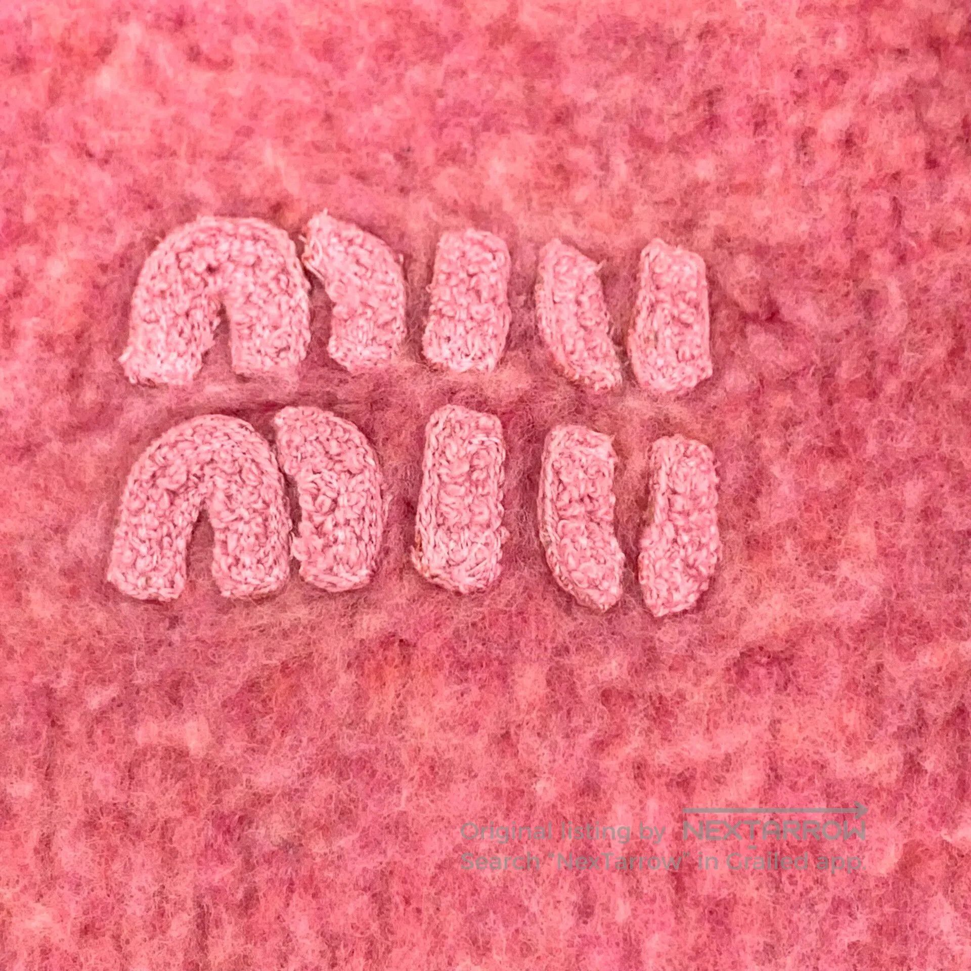 Miu Miu Miu Miu Pink Logo Embroidery Cardigan. Size M / US 6-8 / IT 42-44 - 5 Thumbnail