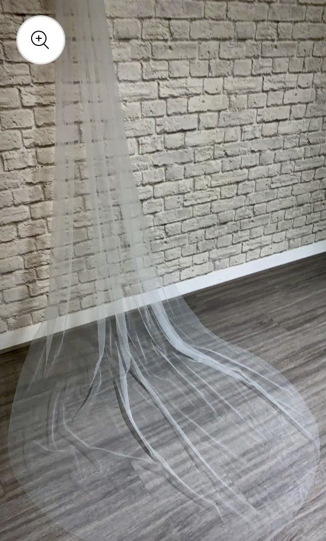 Other Ivory Cathedral Veil Size ONE SIZE - 2 Thumbnail