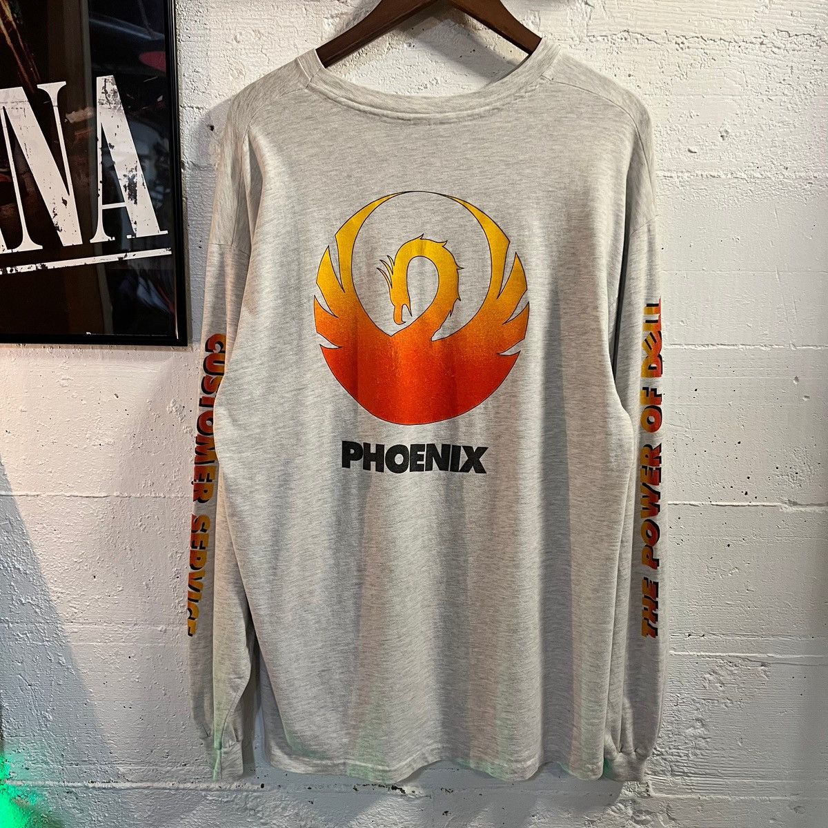 Vintage Vintage 90's Dell Computers 'Phoenix' Long Sleeve T-Shirt Size US XL / EU 56 / 4 - 2 Thumbnail