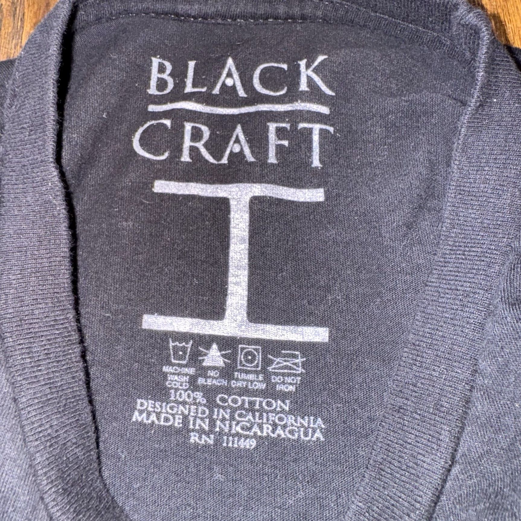 Vintage Blackcraft Cult Shirt Small Black Hello Goodbye Mystical Gameboard Goth Punk Gothic Horror Skull Mens Size US S / EU 44-46 / 1 - 3 Thumbnail