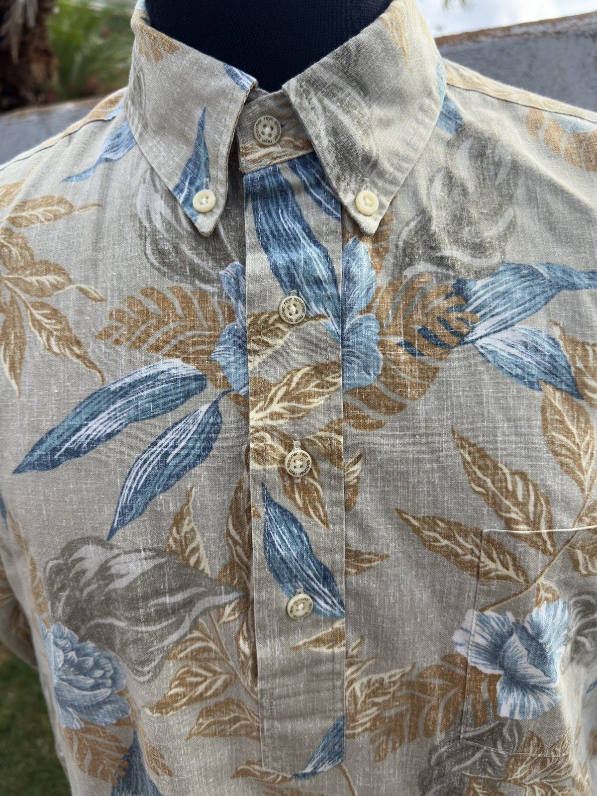 Reyn Spooner Reyn Spooner Hawaiian Print Multicolored 3/4 Button Men's L Size US L / EU 52-54 / 3 - 3 Thumbnail