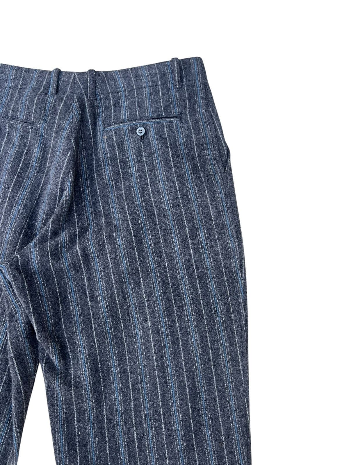 Nigel Cabourn Vintage Nigel Cabourn Striped Wool Baggy Trouser Pant Size US 32 / EU 48 - 16 Thumbnail