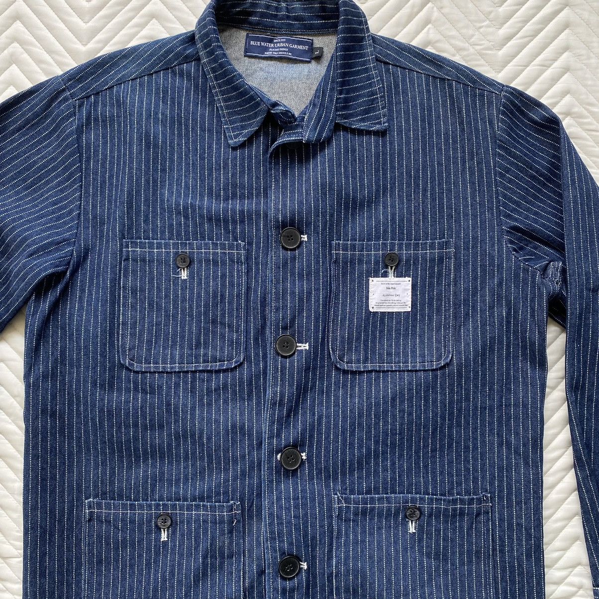 Vintage Wabash Chore Jacket By Blue Water Urban Garment Size US L / EU 52-54 / 3 - 3 Thumbnail