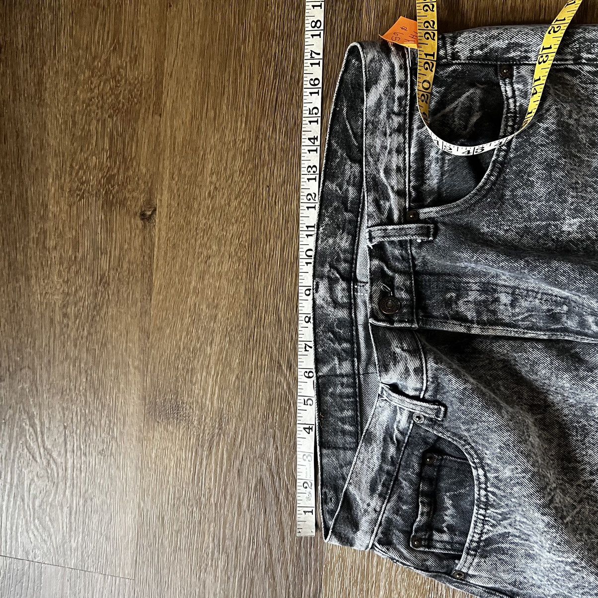 Levi's × Vintage Black Acid wash Vintage Levi's Size US 34 / EU 50 - 4 Thumbnail