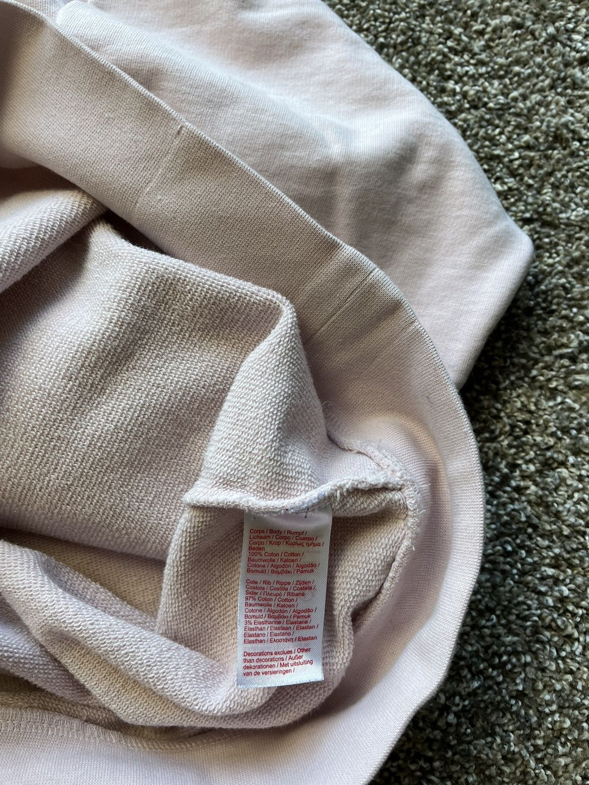 Lacoste × Supreme SS18 Supreme Lacoste Pink Crewneck Size XL RARE Size US XL / EU 56 / 4 - 5 Thumbnail