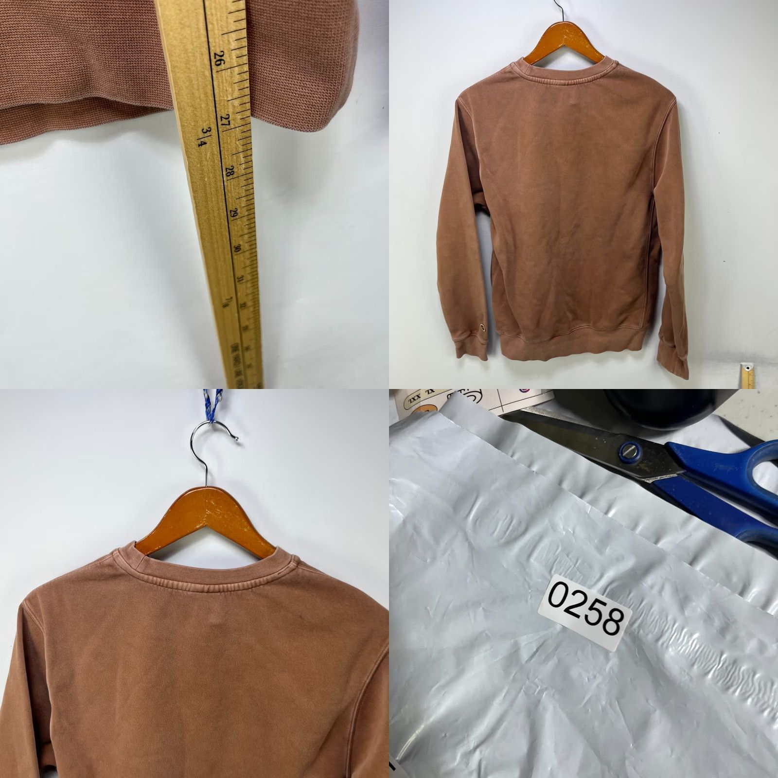 Nike VINTAGE Nike LA Swoosh Sweatshirt S Mens Brown 90s Logo Pullover Crew Neck Long Sleeve Cotton Sweatshirt Size US S / EU 44-46 / 1 - 8 Thumbnail