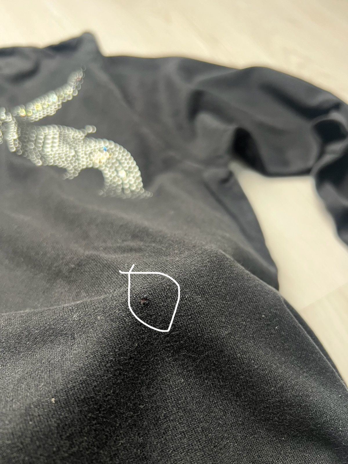 If Six Was Nine Roar Guns Studded Swarovski Pistol Gun Longsleeve Size US M / EU 48-50 / 2 - 8 Thumbnail