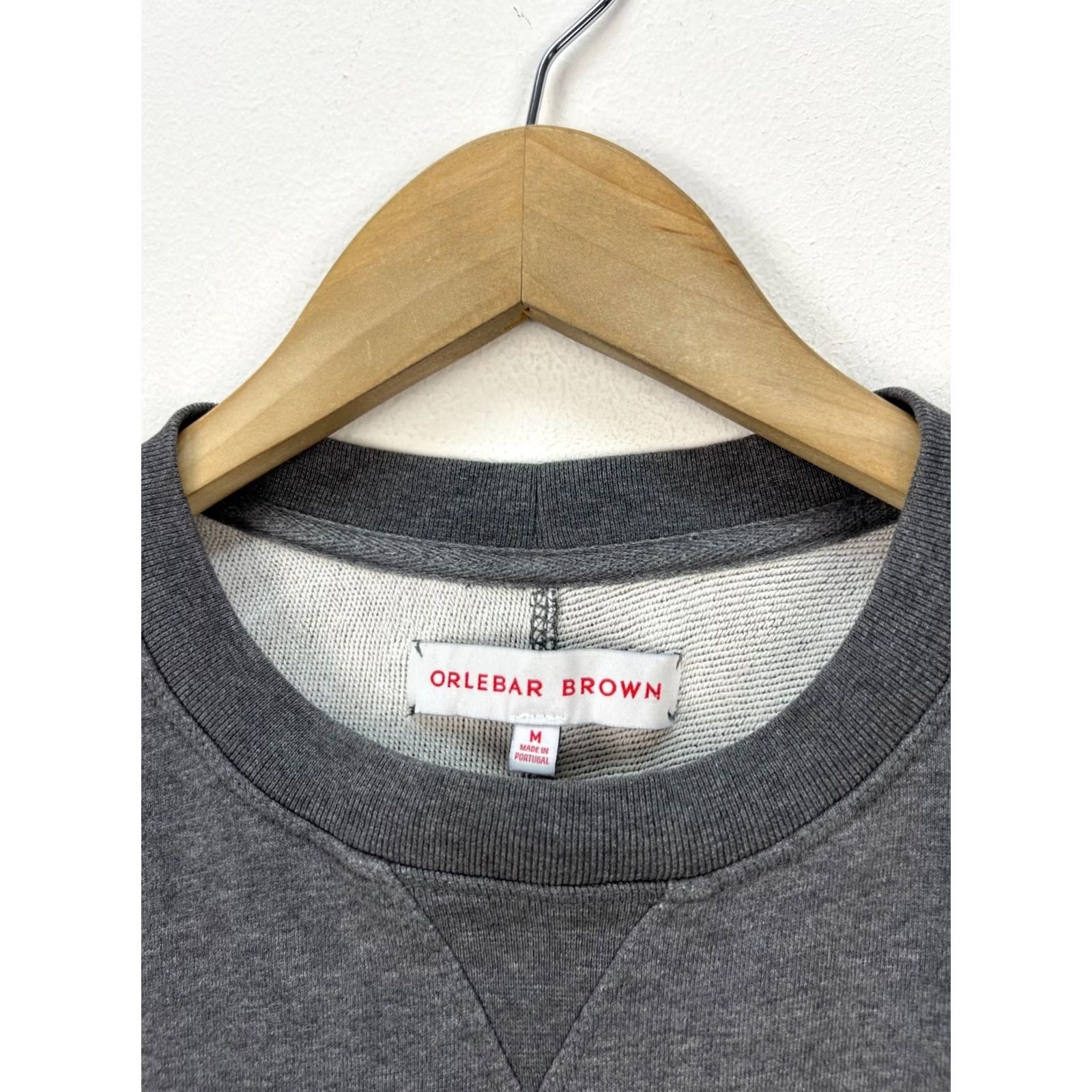 Orlebar Brown Orlebar Brown Sweatshirt Crew Neck Gray Size M Mens Pullover Long Sleeve Cotton Logo Regular Fit Size US M / EU 48-50 / 2 - 2 Thumbnail