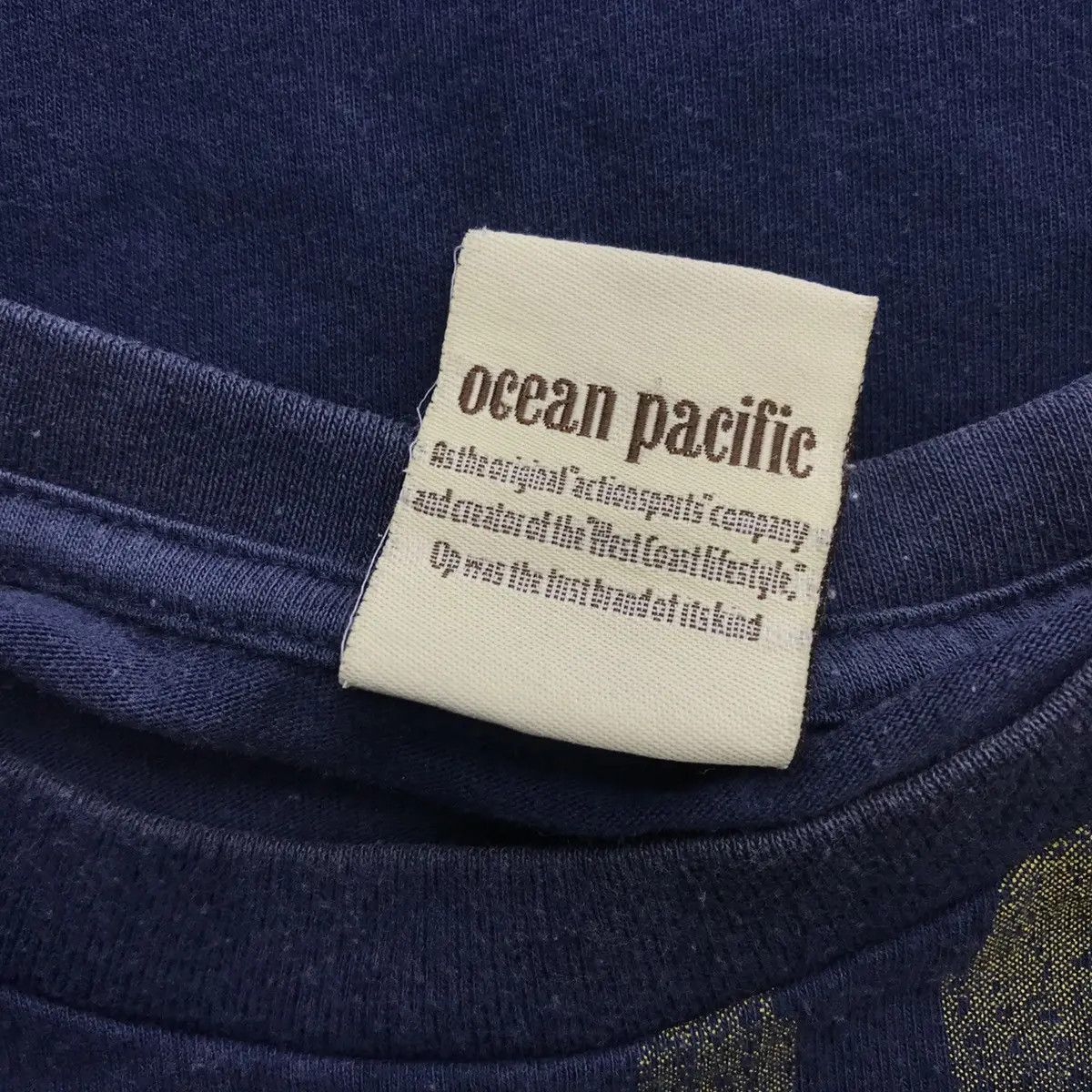 Ocean Pacific × Vintage Vintage OCEAN PACIFIC OP Sunwear California Tee Shirt Top Size L / US 10 / IT 46 - 6 Thumbnail