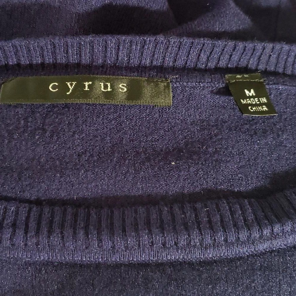 Caruso CT789 Cyrus Ladies Navy Long Sleeve Scoop Neck Sweater M Size M / US 6-8 / IT 42-44 - 5 Thumbnail