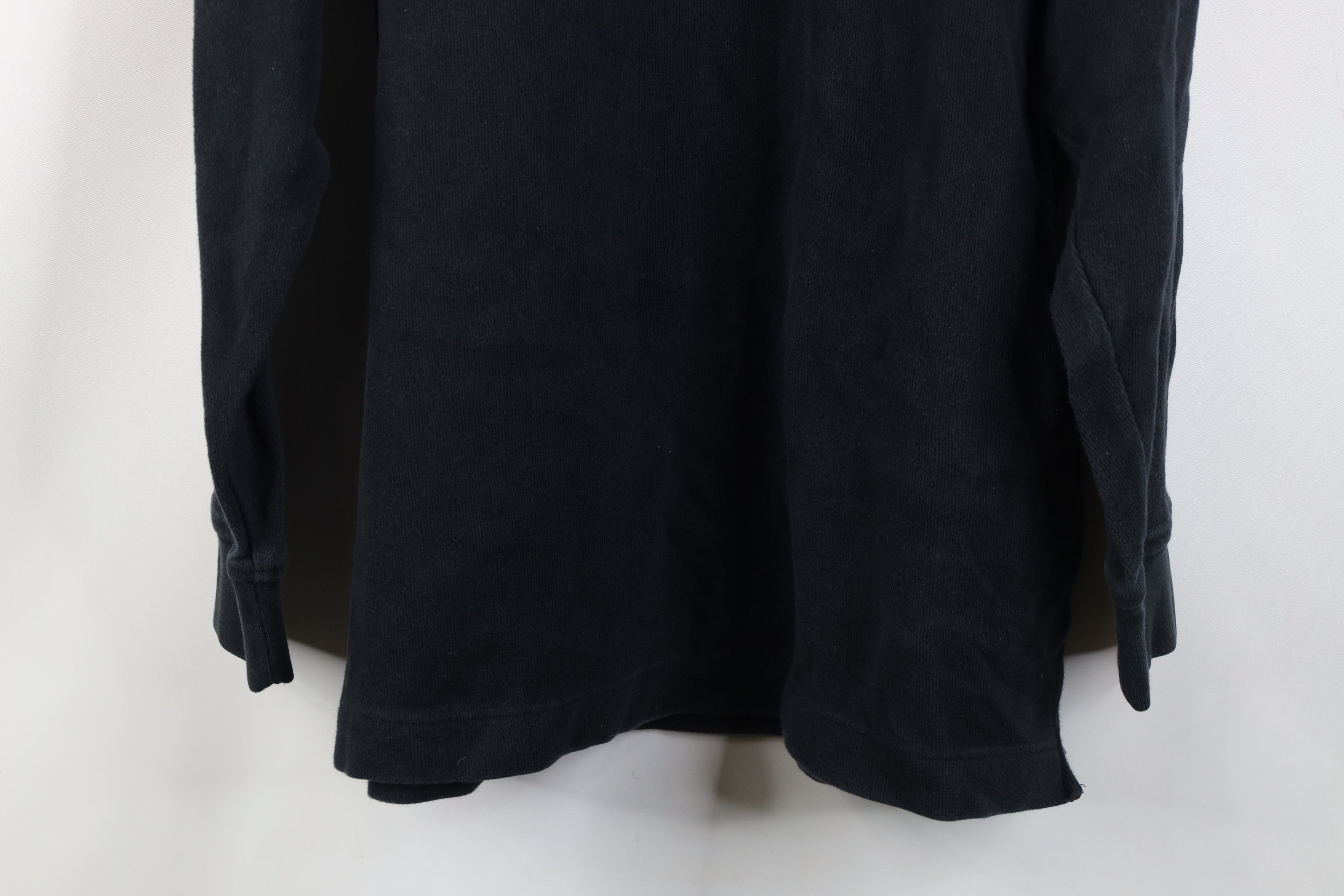 Vintage Vintage 90s Streetwear Ribbed Knit Long Sleeve Rugby Polo Size US L / EU 52-54 / 3 - 3 Thumbnail