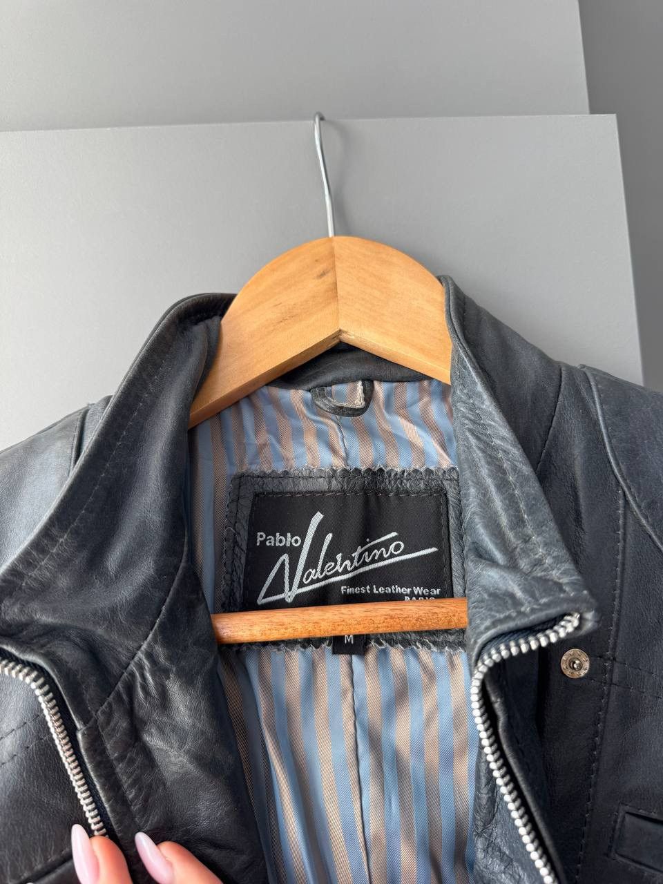 Japanese Brand Vintage Pablo Valentino Miss V Leather Jacket Made for Japan Size M / US 6-8 / IT 42-44 - 5 Thumbnail