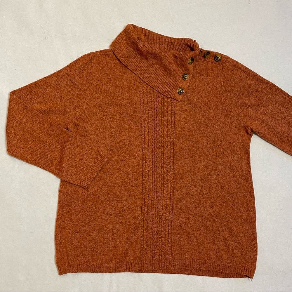Other New Napa Valley Copper Brown Cowl Shoulder Brown Sweater Si Size L / US 10 / IT 46 - 7 Thumbnail