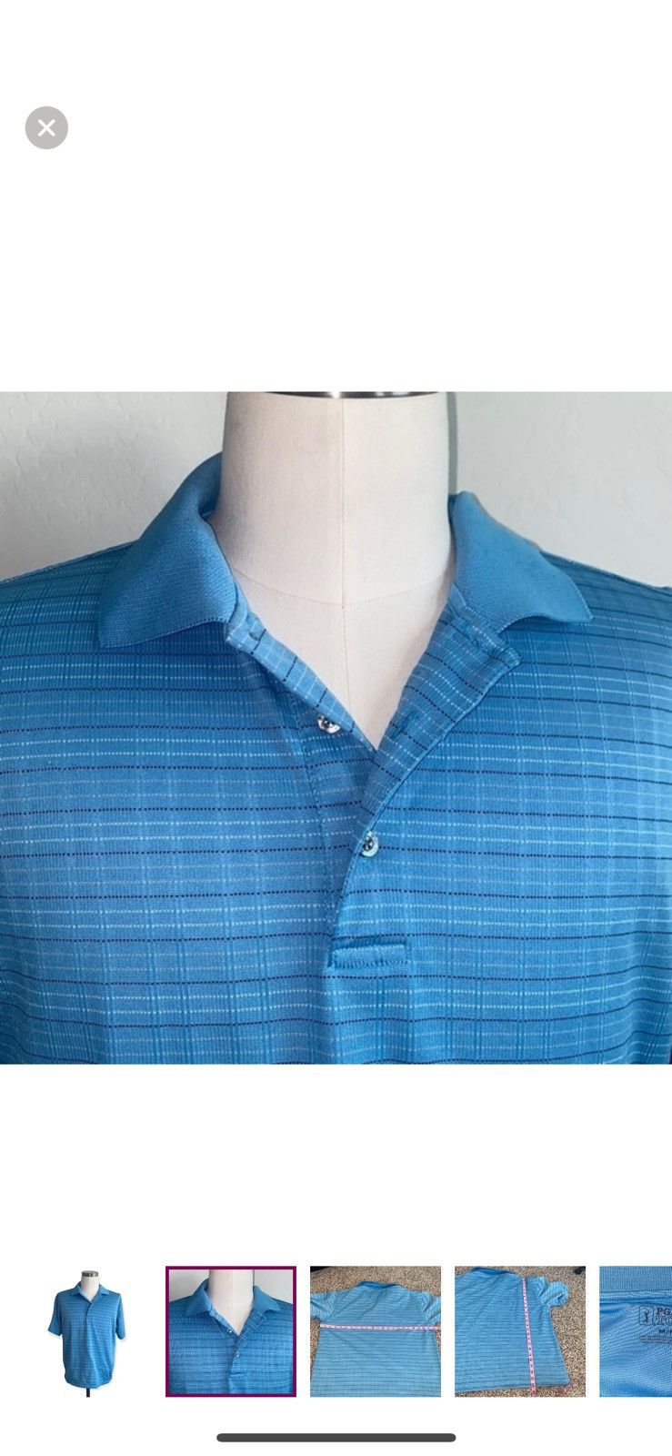 PGA Tour PGA tour medium blue polo shirt Size US M / EU 48-50 / 2 - 2 Thumbnail