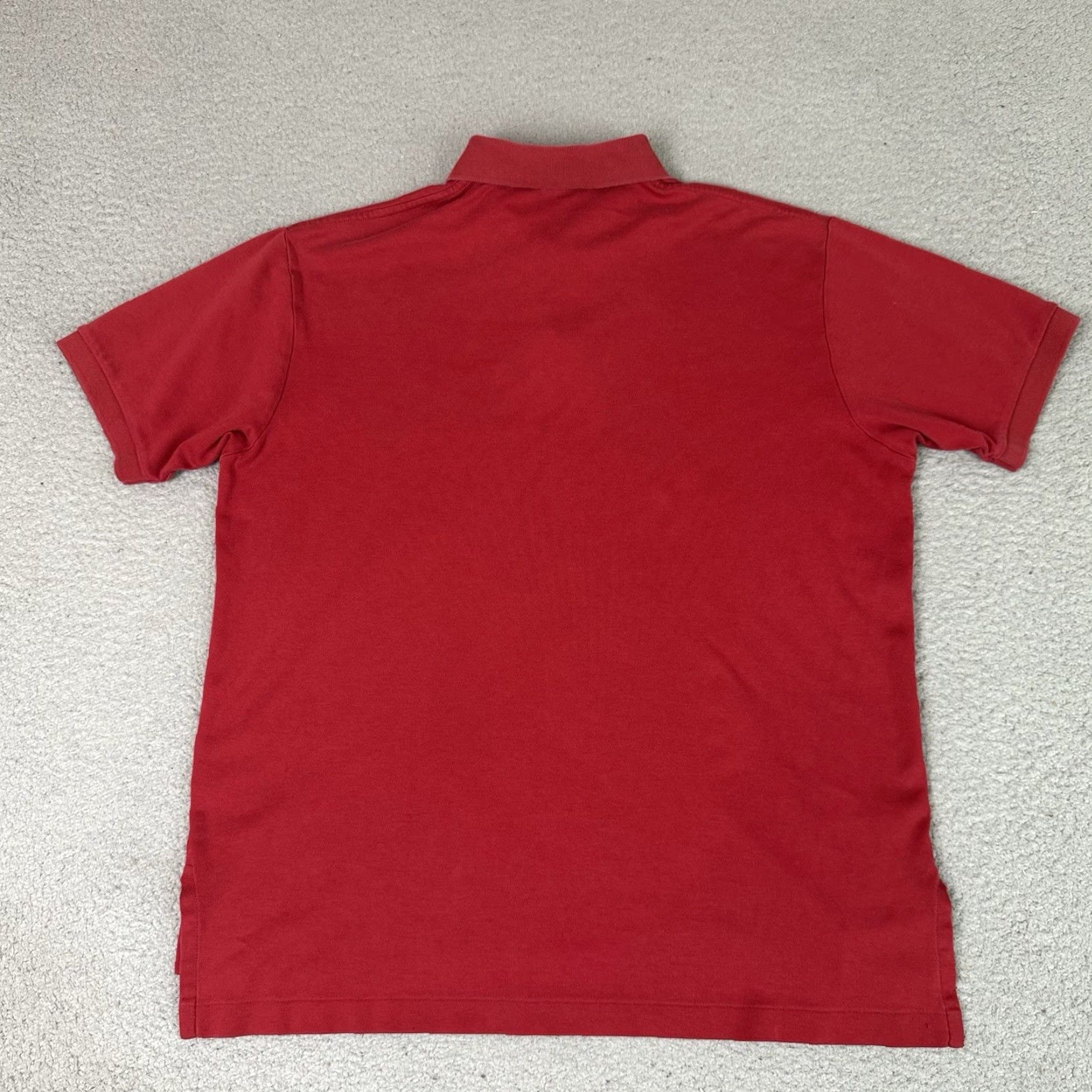 Polo Ralph Lauren Polo Ralph Lauren Shirt Mens L Red Stretch Casual Distressed Essential Pony Polo Shirt Size US L / EU 52-54 / 3 - 4 Thumbnail