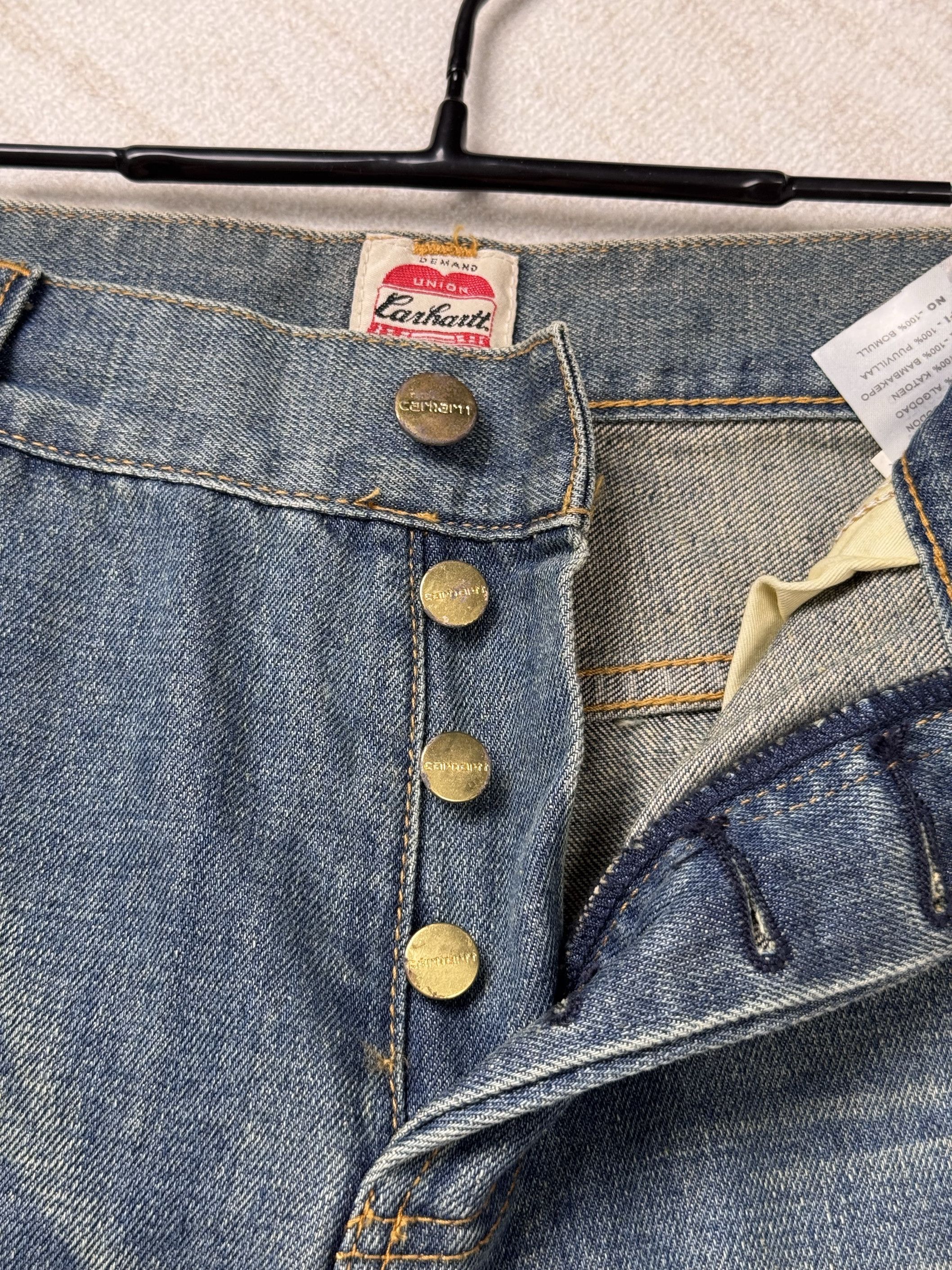 Carhartt × Vintage UNWORN* CARHARTT LOGGER CARPENTER PANT LIGHT WASH Size US 32 / EU 48 - 5 Thumbnail