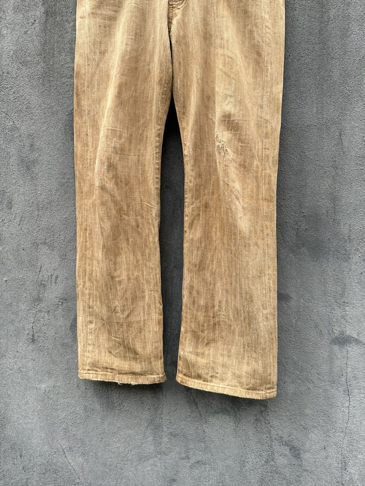 Takeo Kikuchi 👹Vintage Takeo Kikuchi Wool Baggy Jeans Size US 31 - 8 Thumbnail