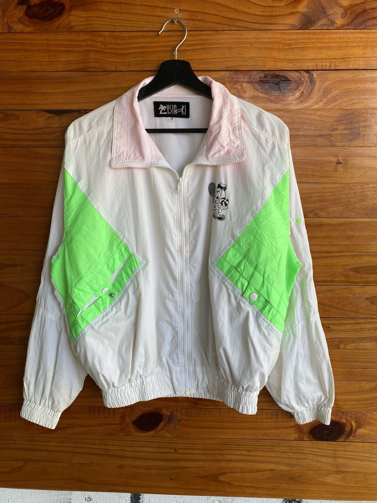 Japanese Brand Vintage YSIP-KI JMTA Instructor Windbreaker Neon Jacket Size US M / EU 48-50 / 2 - 3 Thumbnail