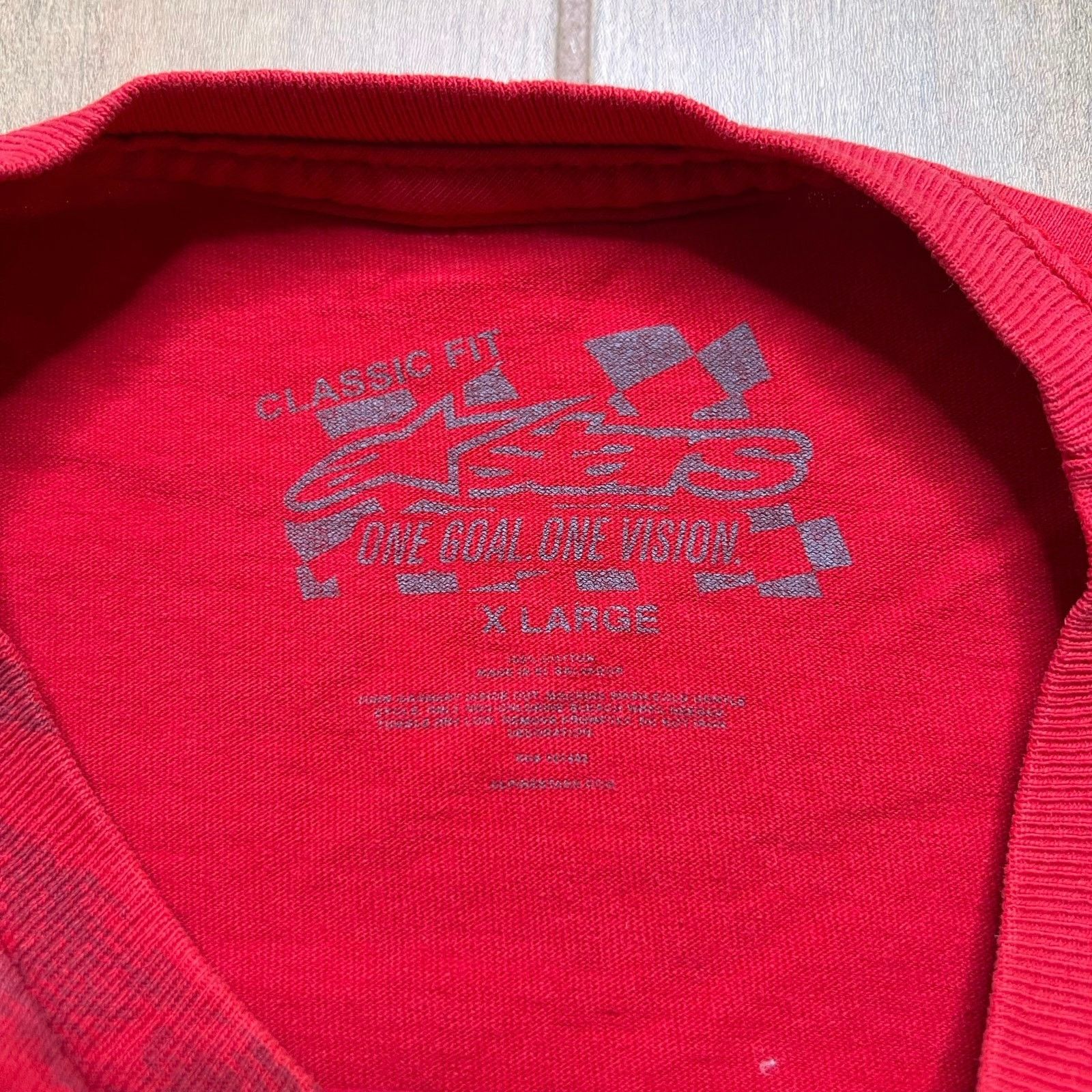 Vintage Y2K Alpinestars Ageless T-Shirt in red Men Sz XL logo grunge Size US XL / EU 56 / 4 - 2 Thumbnail