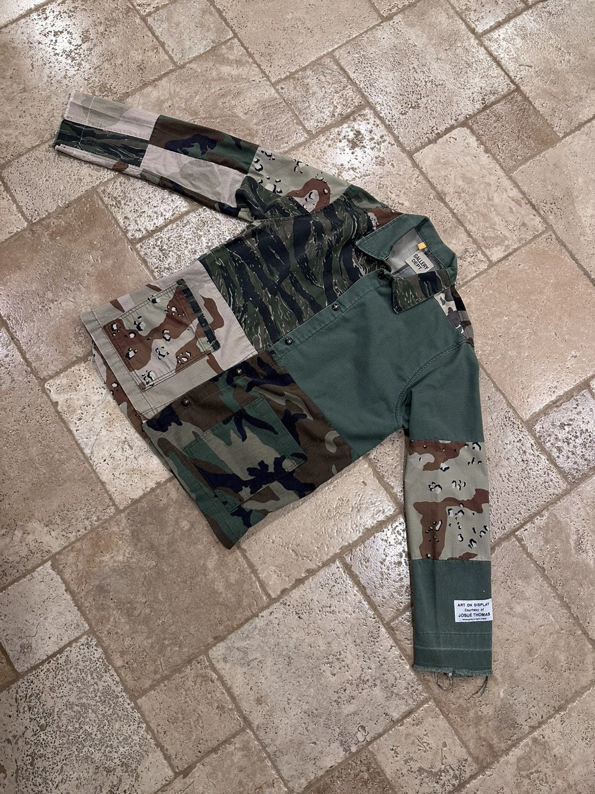 Gallery Dept. Gallery Dept Camo Print Patchwork Twill Shirt Jacket Size US M / EU 48-50 / 2 - 3 Thumbnail