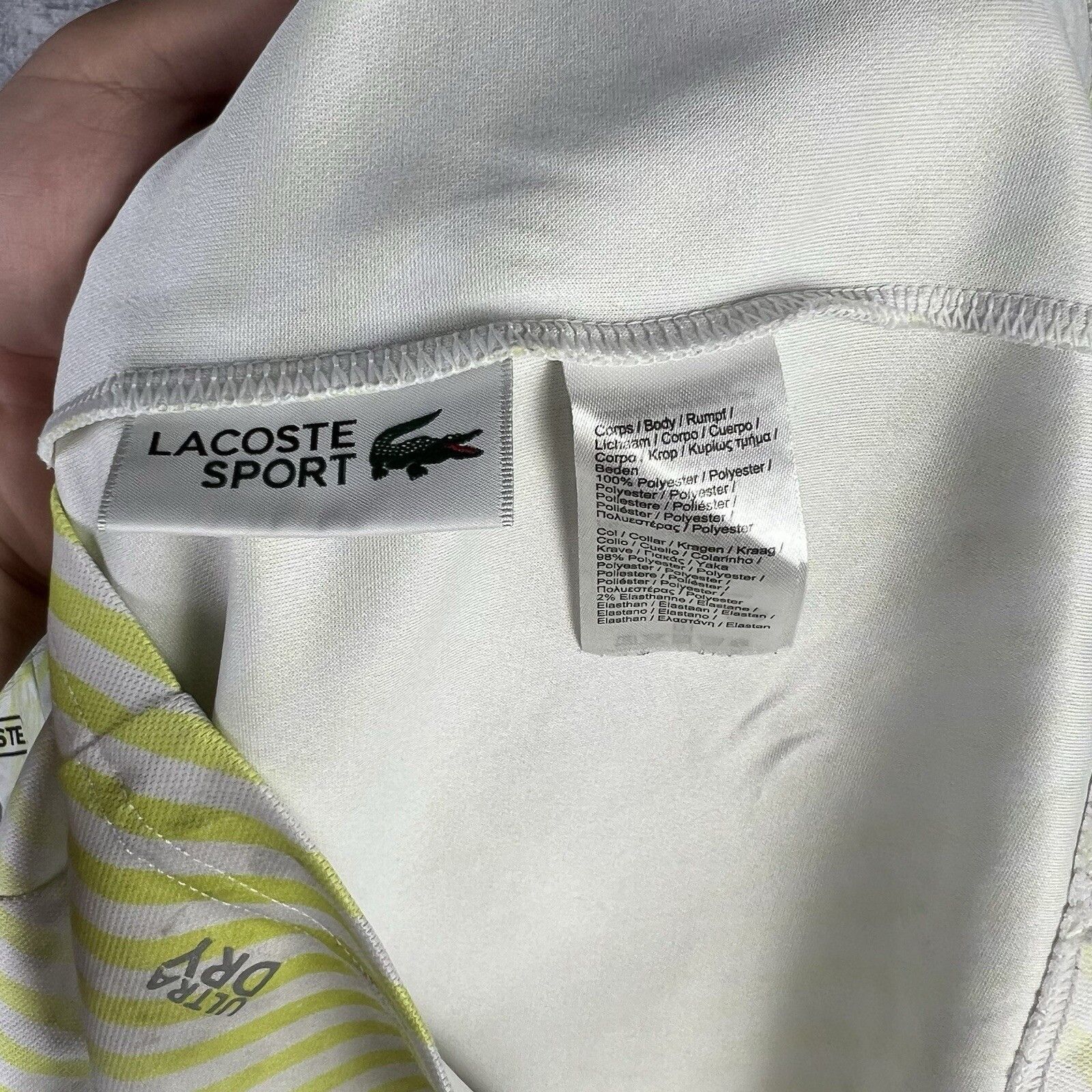 Lacoste Lacoste Sport Polo Men's Size XS Short Sleeve Size US XS / EU 42 / 0 - 3 Thumbnail